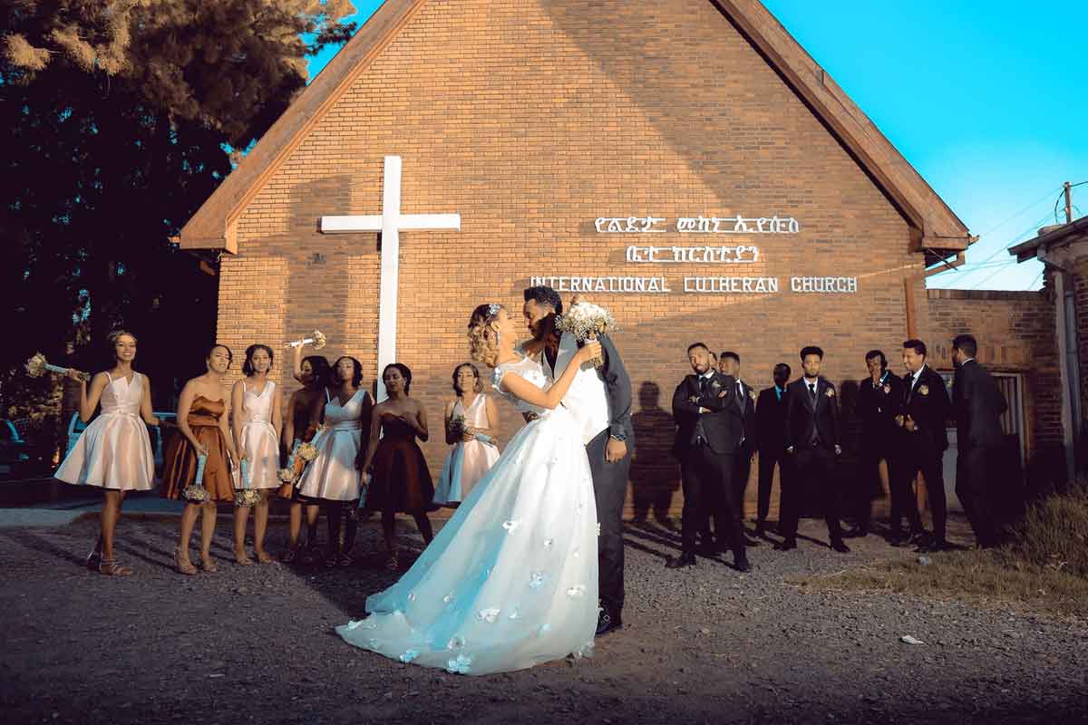 Ethiopain church protestant wedding